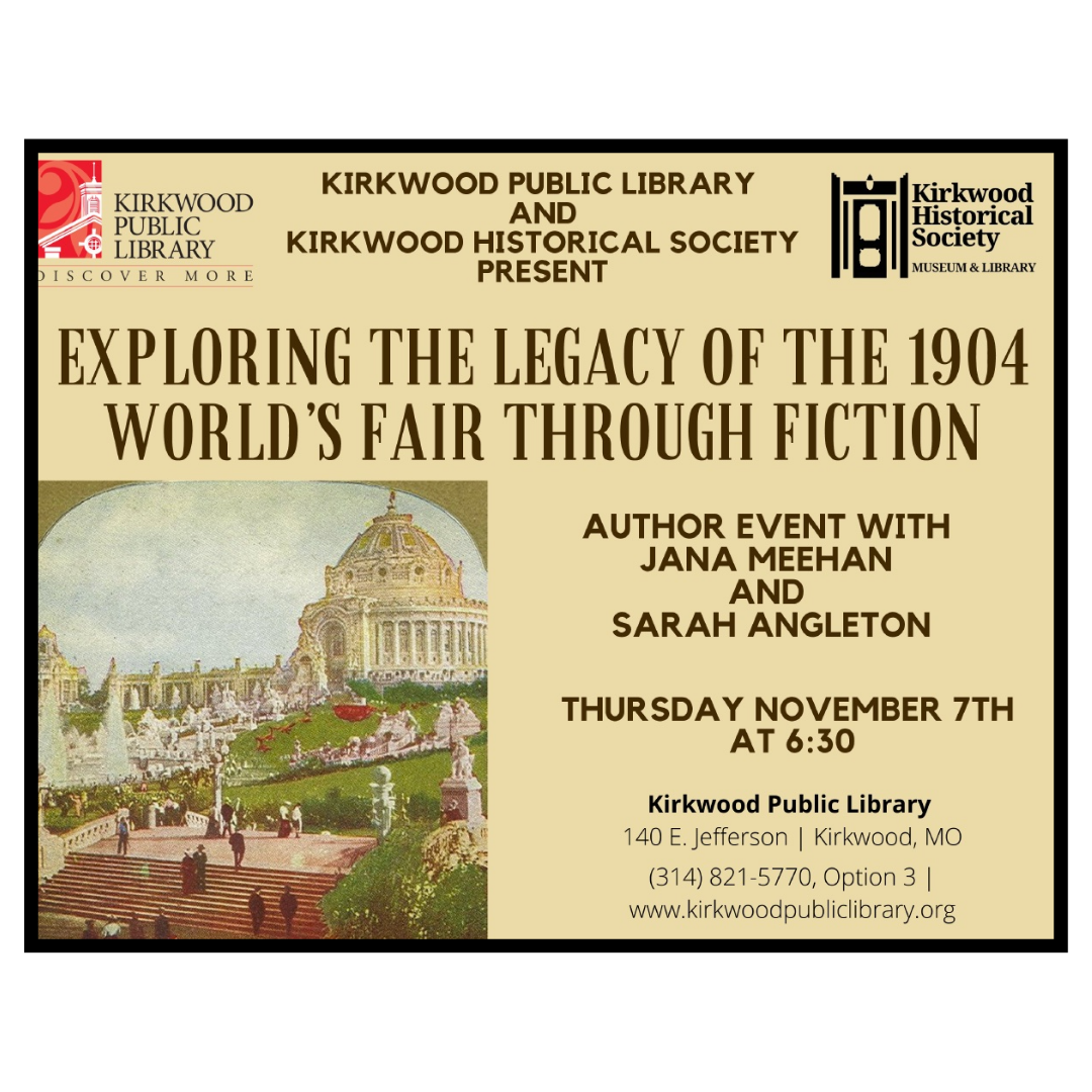 Author Event:  Exploring the Legacy of the 1904 World’s Fair Through Fiction